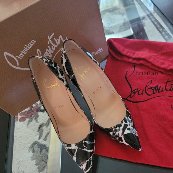 Authentic Christian Louboutin Marble Pumps - Picture 2 of 4